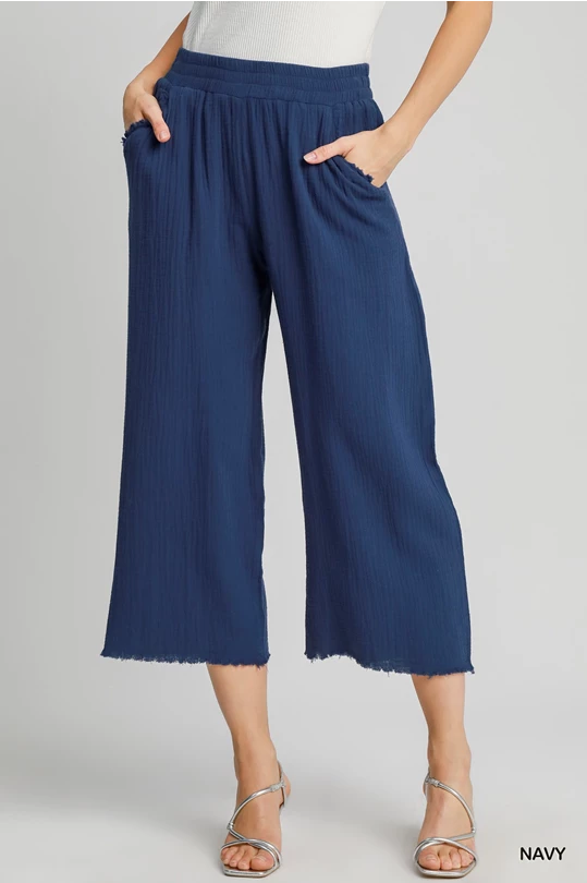 Cotton Flowy Pants