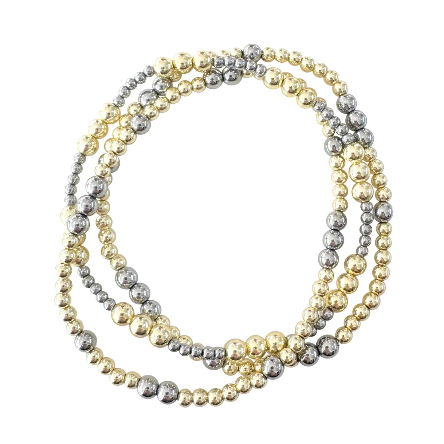 Gold/Silver Triple Bracelet