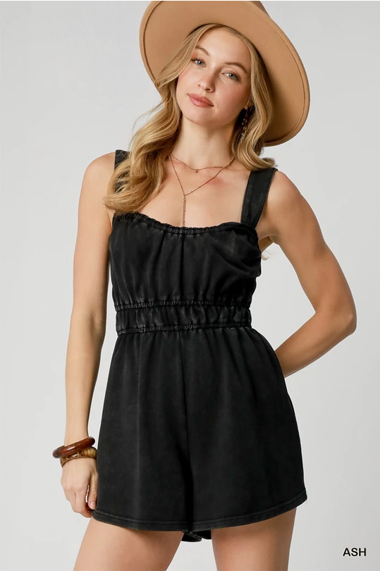 Mineral Wash Romper