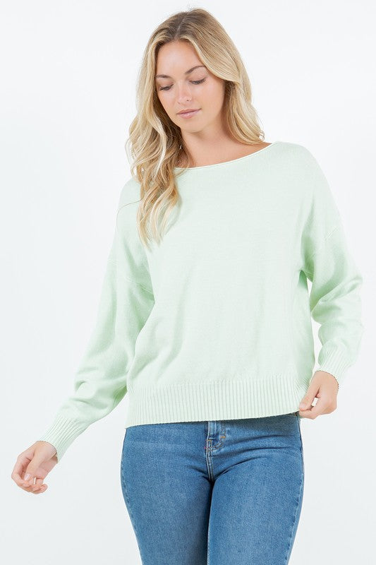 Boatneck Buttery Soft Sweater
