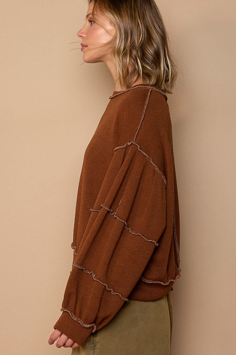 Pol Seamed Top