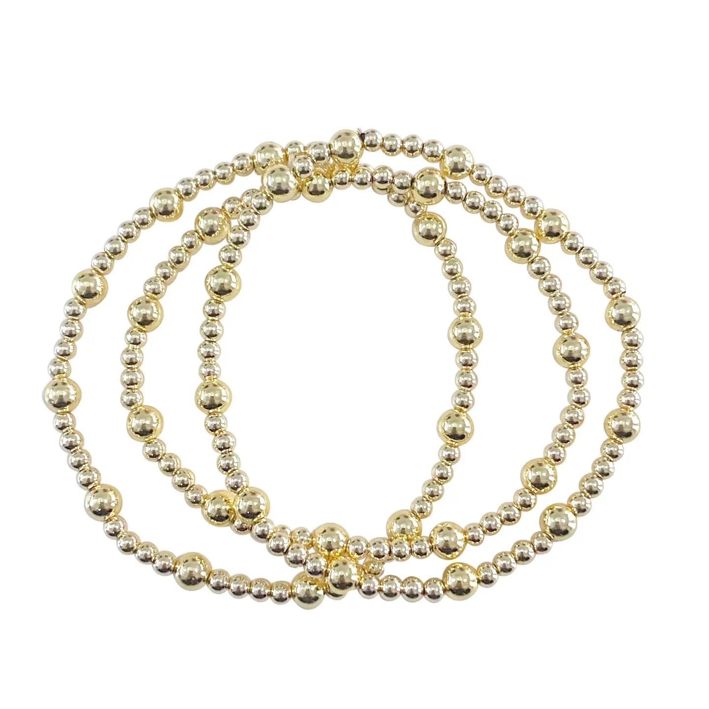 Gold Triple Bracelet