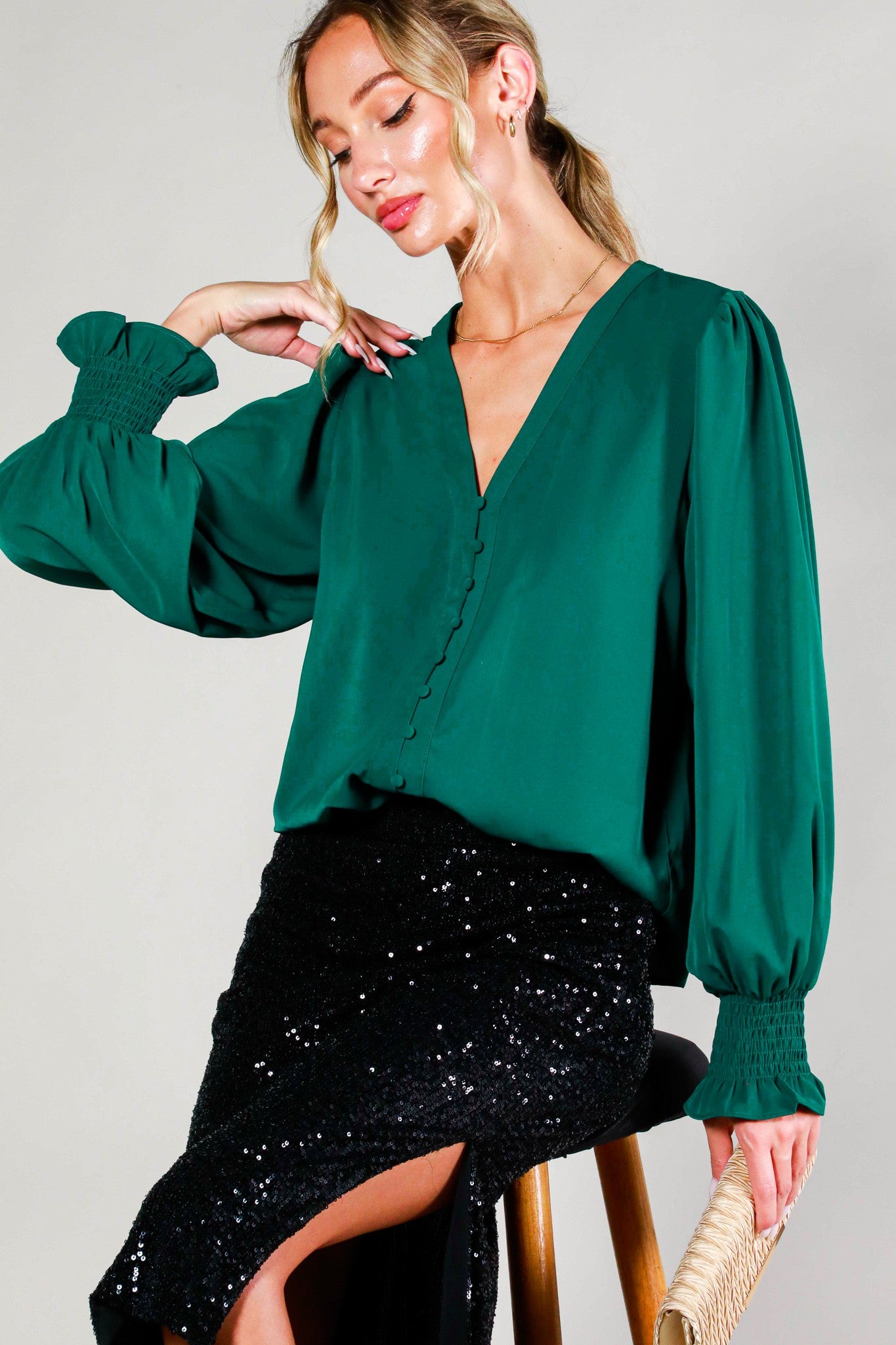Button Blouse