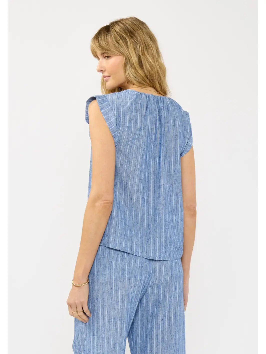 Tie Front Short Sleeve Top