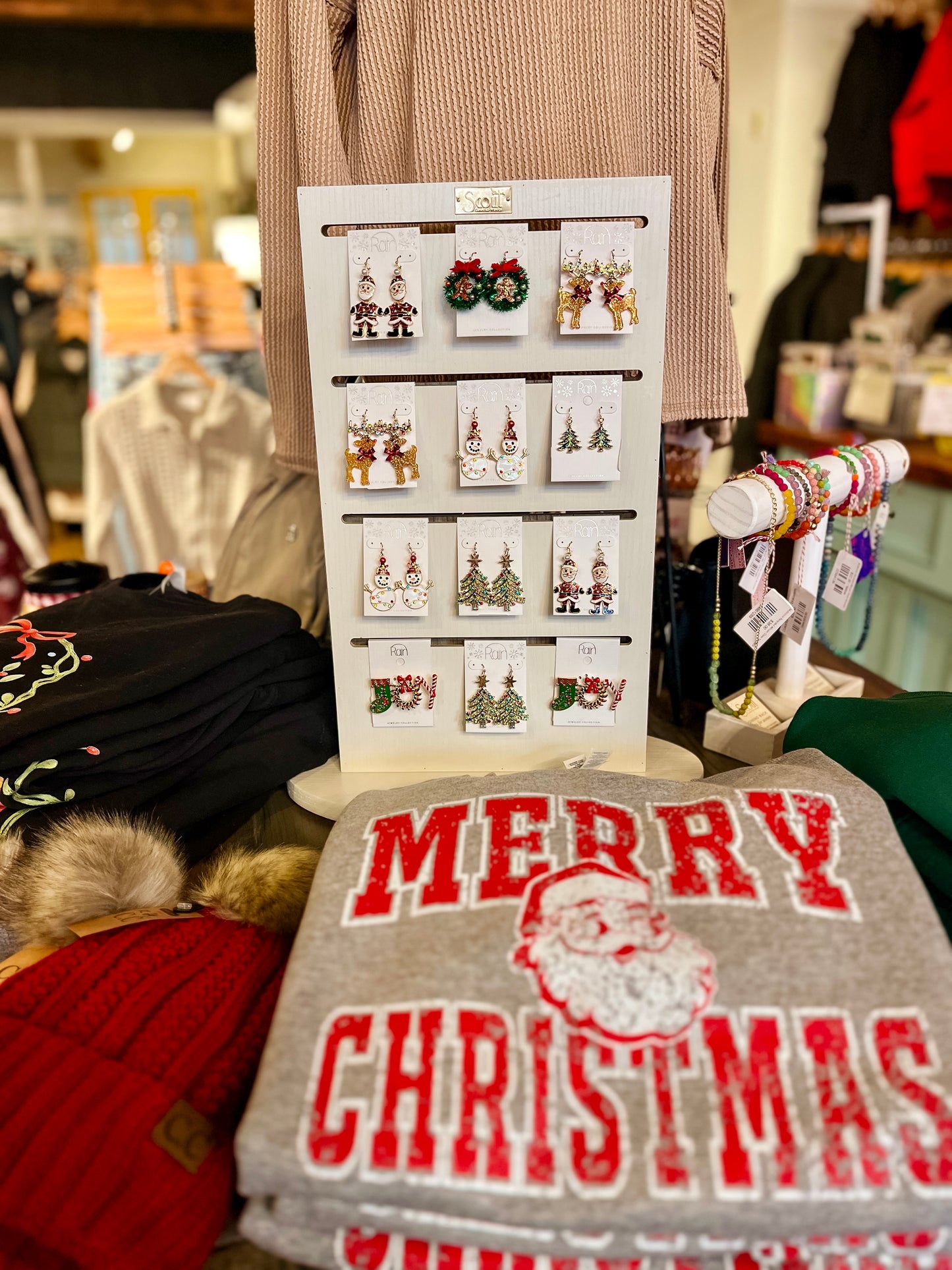 Grey Merry Christmas Sweatshirt