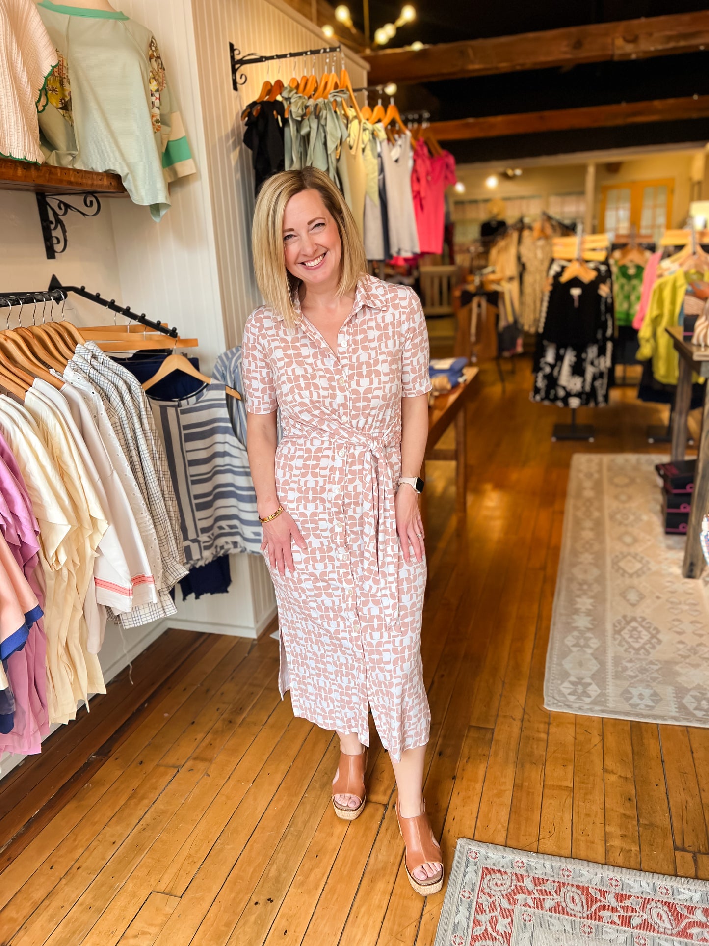 Abstract Neutral Dress