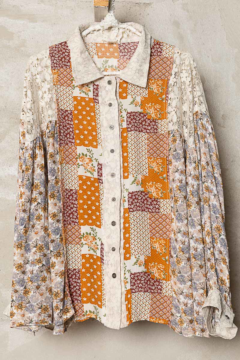 Patchwork Lace Top