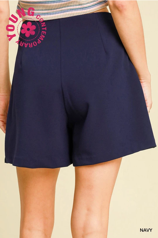 High Waisted Stretch Skort