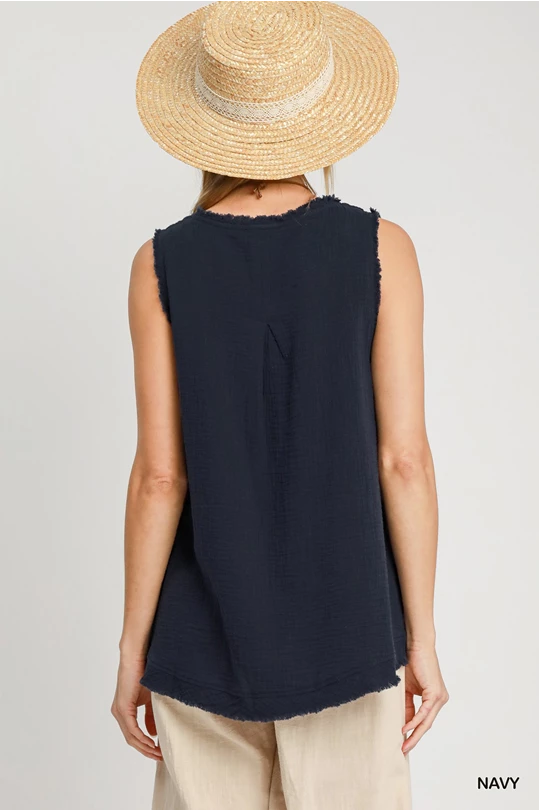 Cotton Gauze Tank