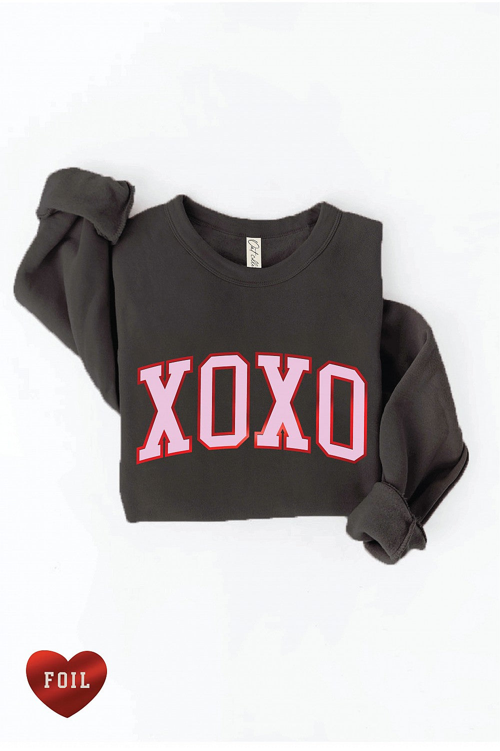 XOXO Black Graphic Sweatshirt