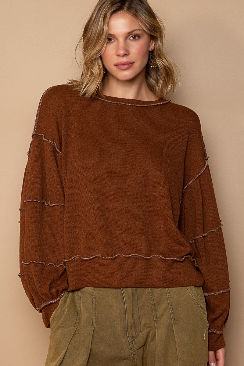 Pol Seamed Top
