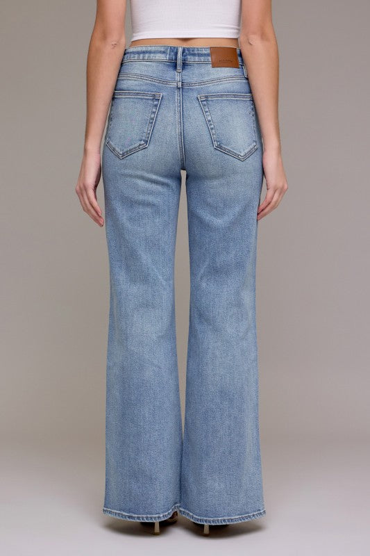 Hidden High Rise Wide Comfort Flare 33 inch inseam