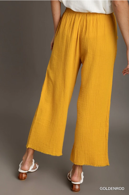 Cotton Flowy Pants