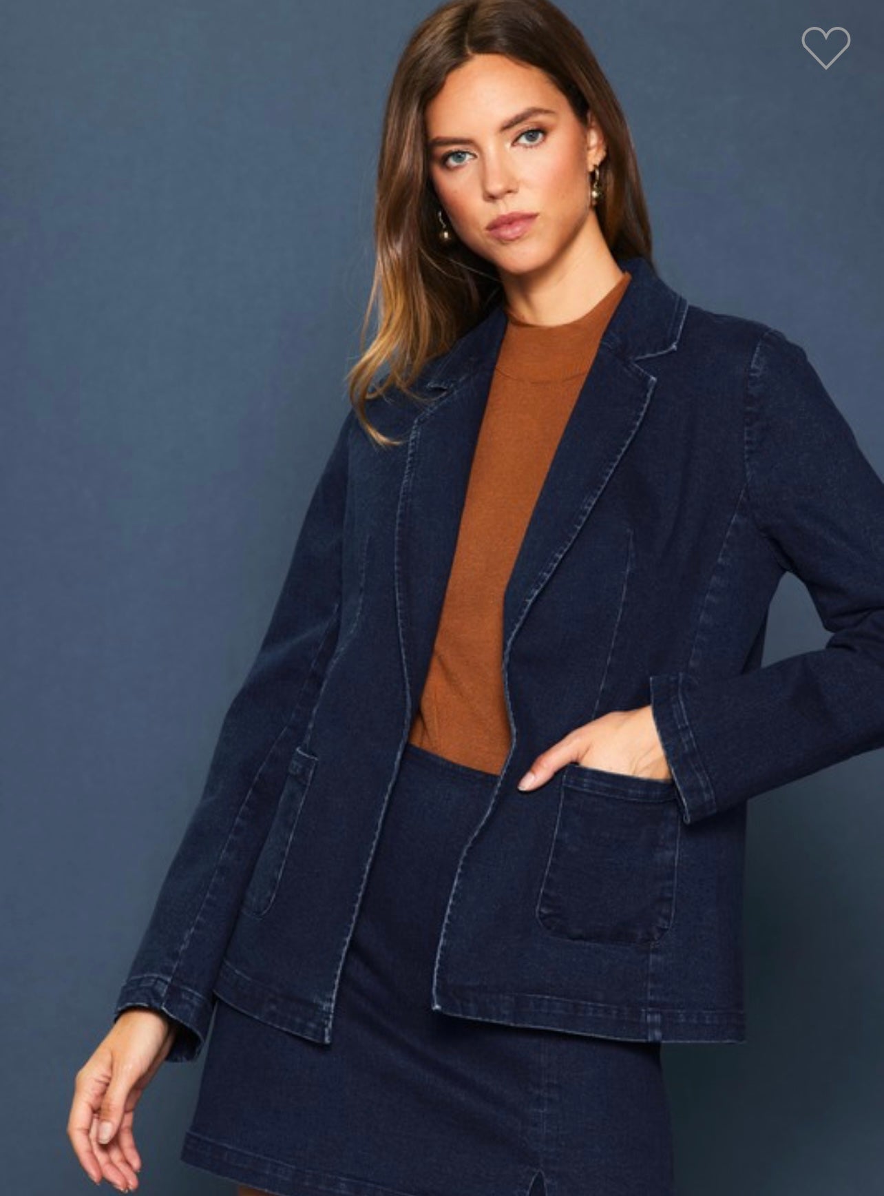 Dark Denim Blazer