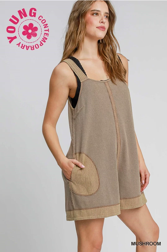 Waffleknit Romper