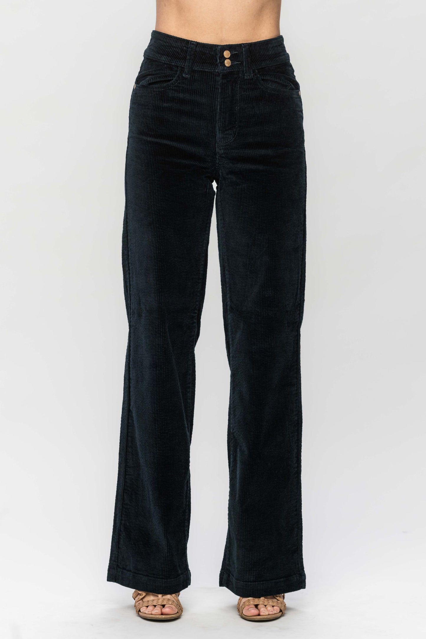 Judy Blue Emerald Corduroy Pants