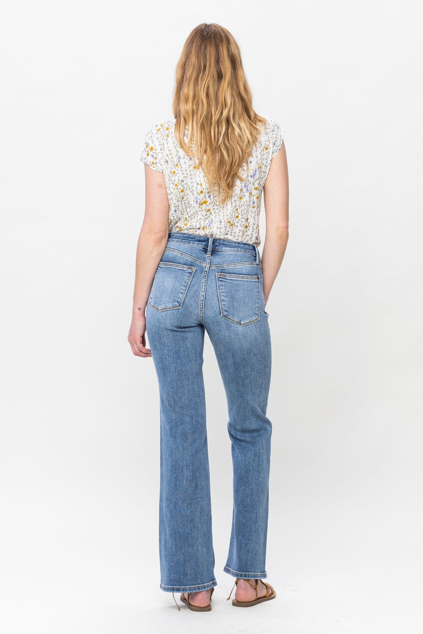 Judy Blue Button Fly Bootcut