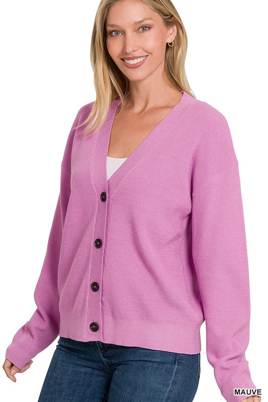 Button Front Cardigans Pinks