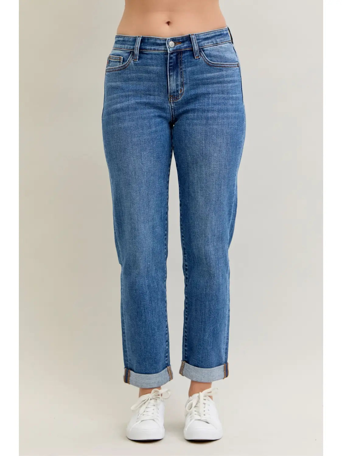 Judy Blue Classic Cuffed Jeans
