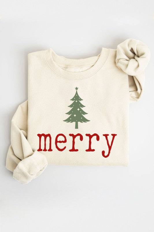 Merry Christmas Tree Sweatshirt
