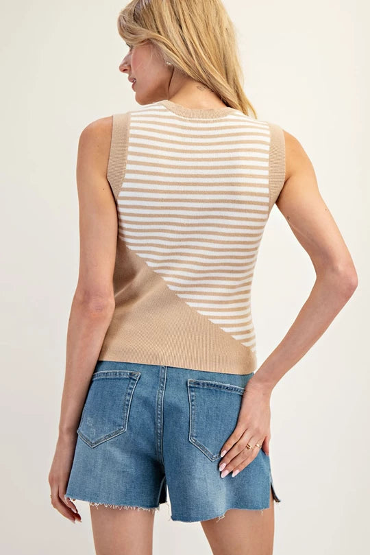 Colorblock Stripe Tank