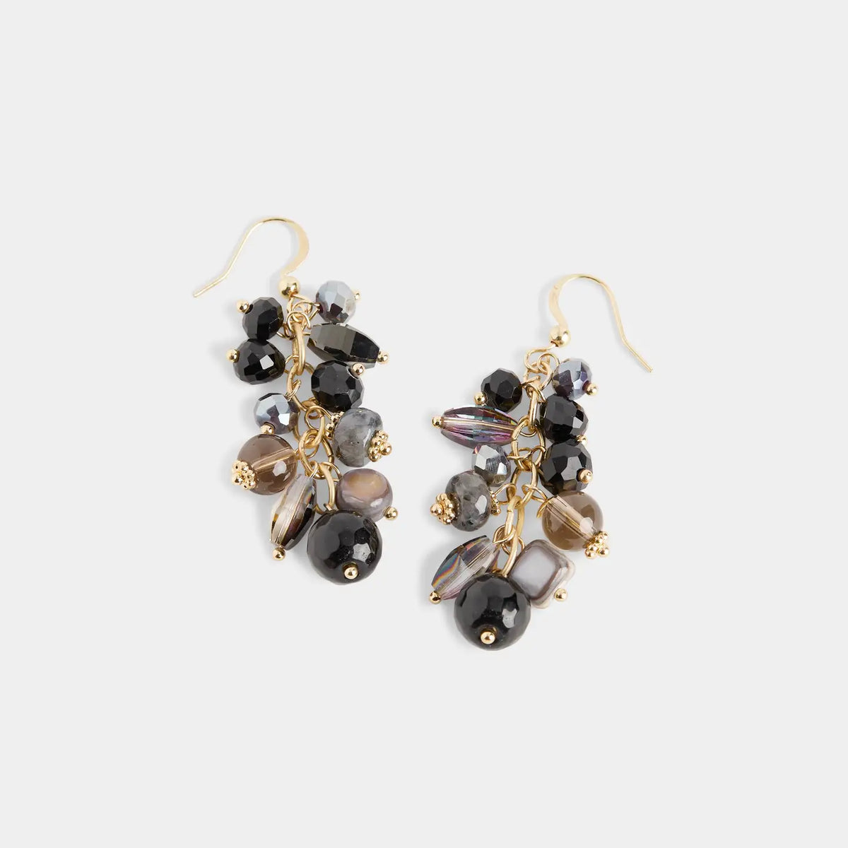 Black Gemstone Earrings