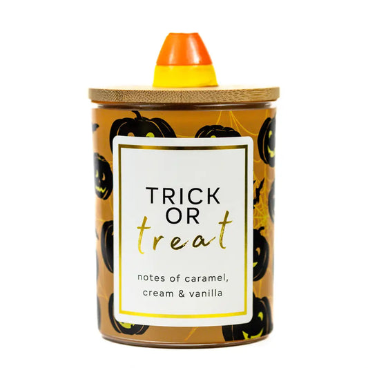 Trick or treat candle