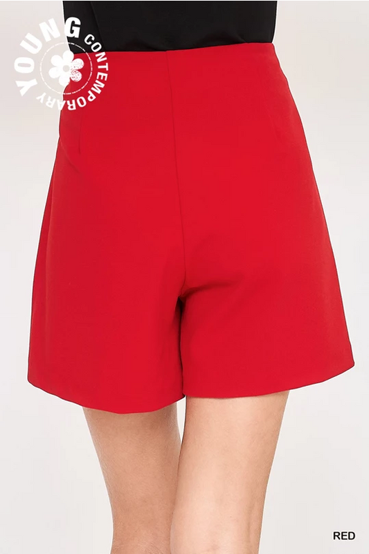 High Waisted Stretch Skort