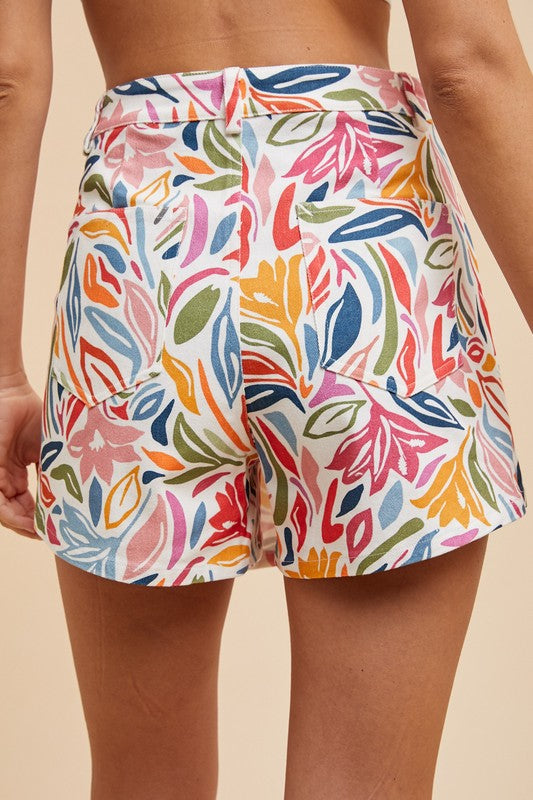 Floral Skort