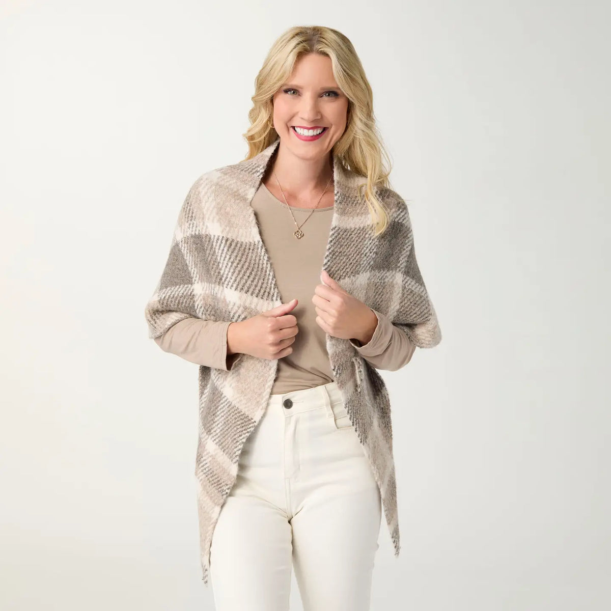 Tan Triangle Scarf
