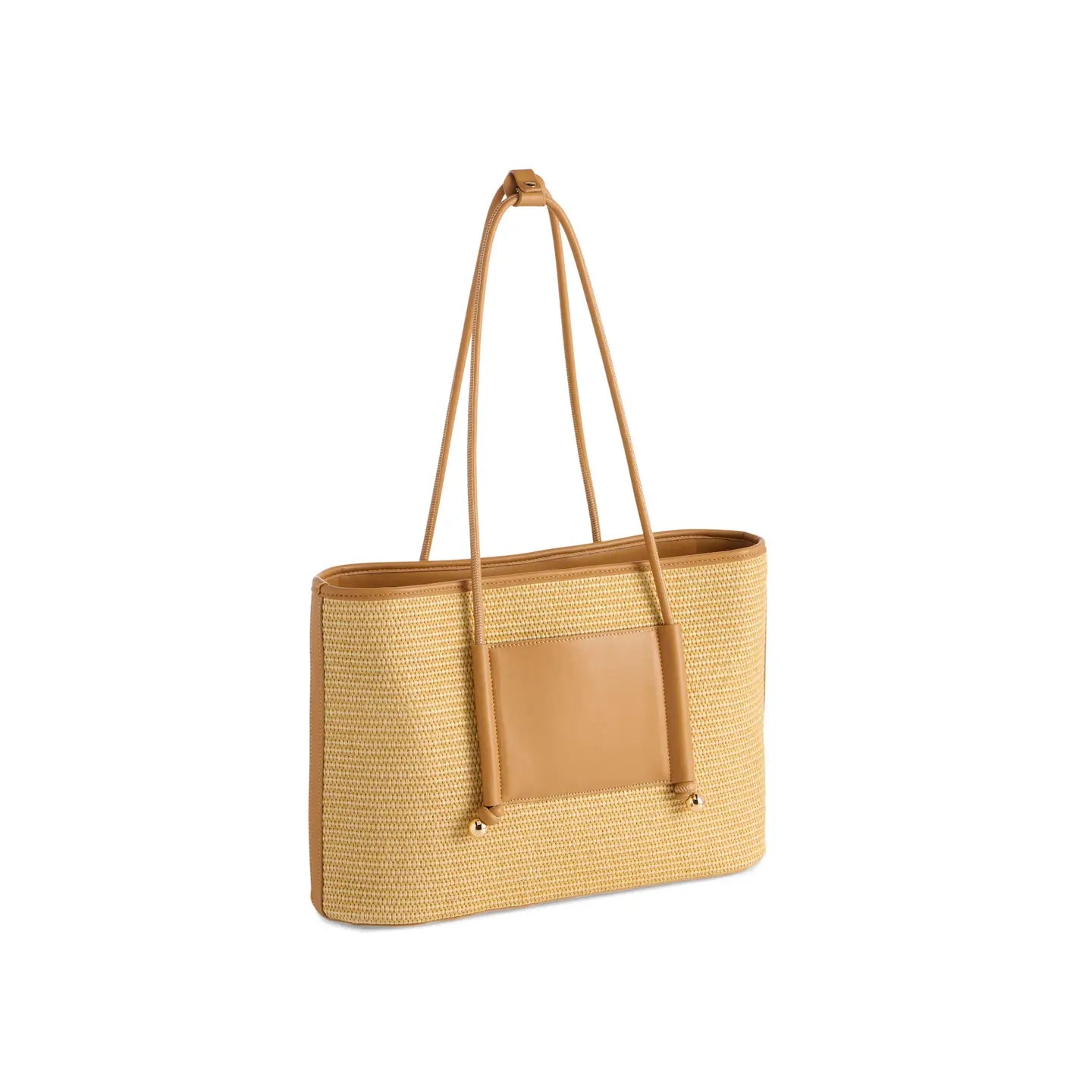 Tan Woven Tote