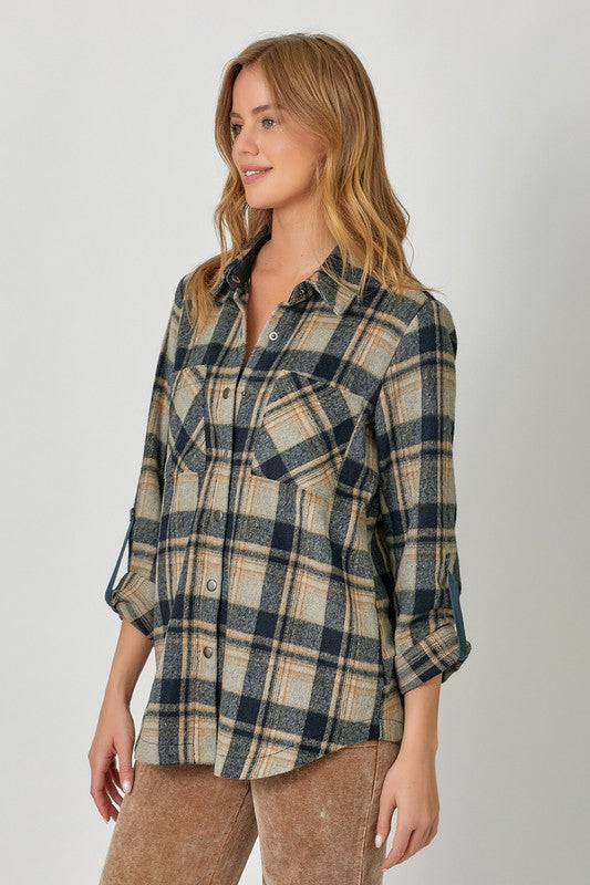 Flannel Shirt Jacket