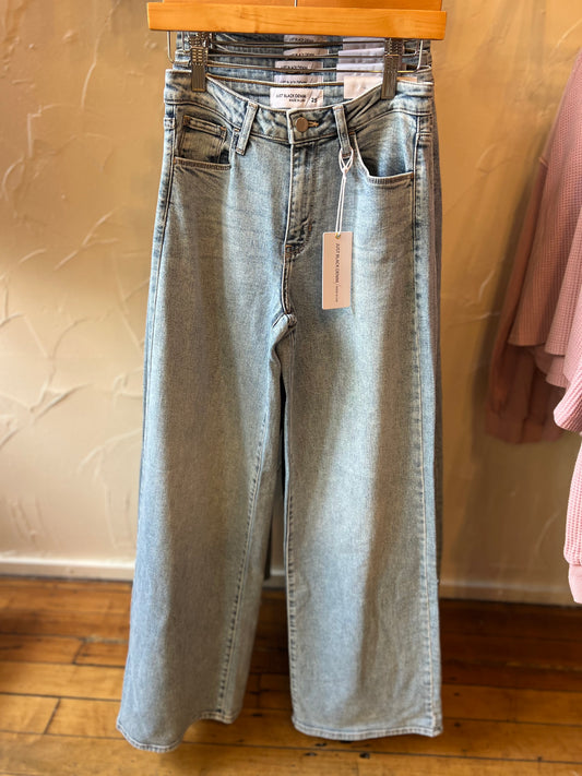 Soft Stretchy Wide Leg Jeans 32 inch inseam
