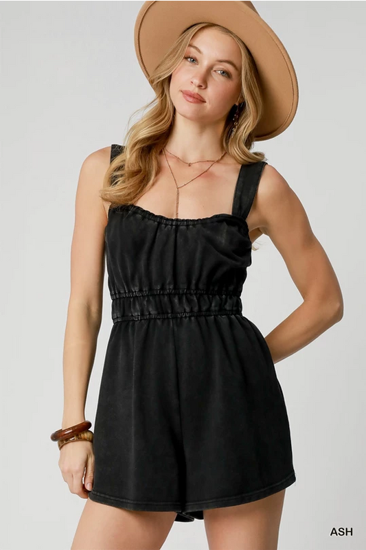 Mineral Wash Romper