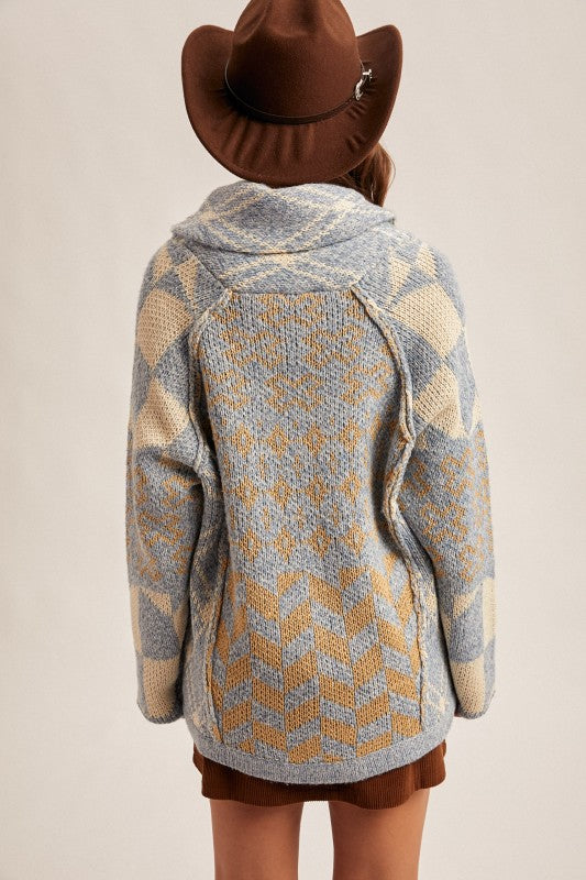 Speckled Yard Button Cardigan