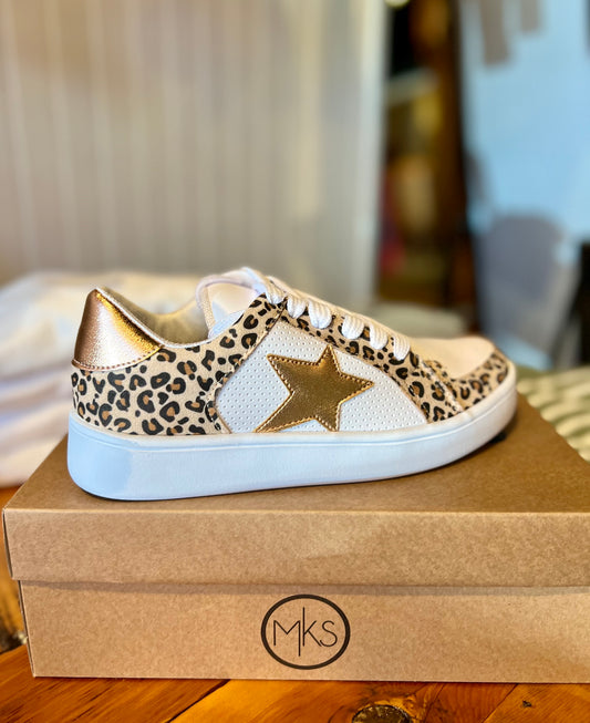 Star Leopard Sneakers