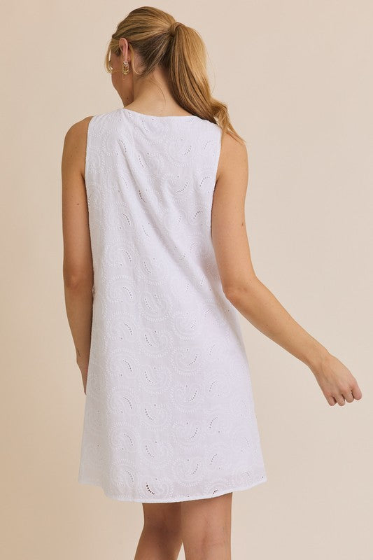 White Eyelet Dress