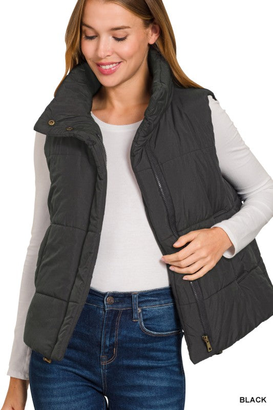 High Neck Vest