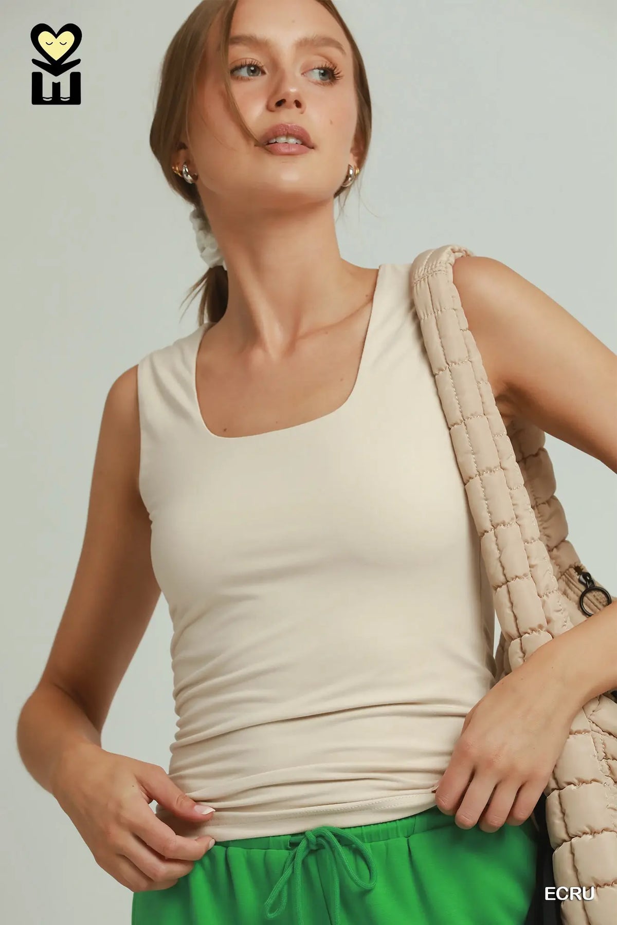 Square Neck Luxknit Soft Tank