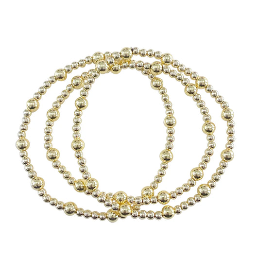 Gold Triple Bracelet