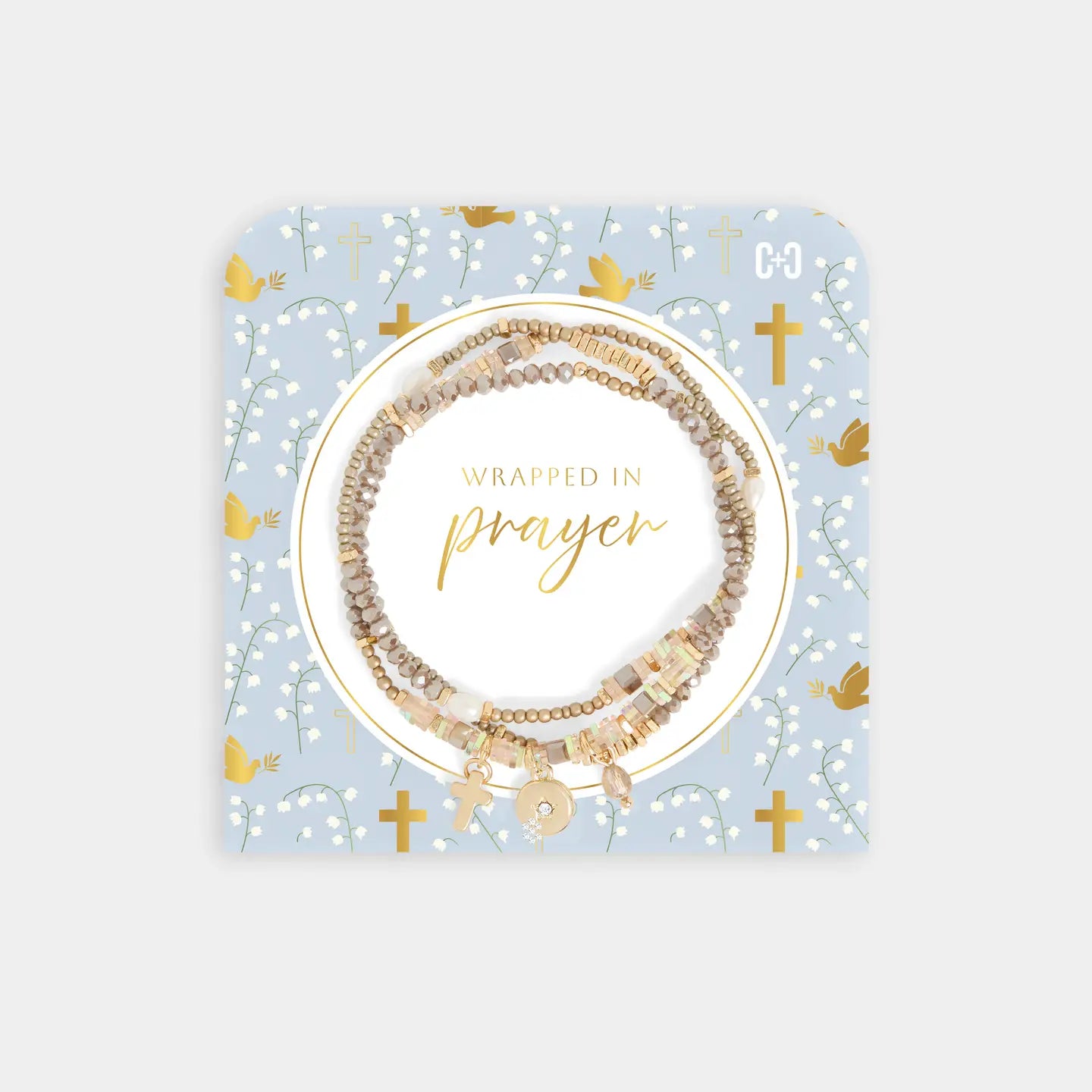 Wrapped in a prayer bracelet