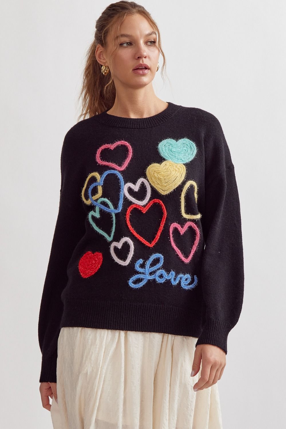 Hearts Sweater