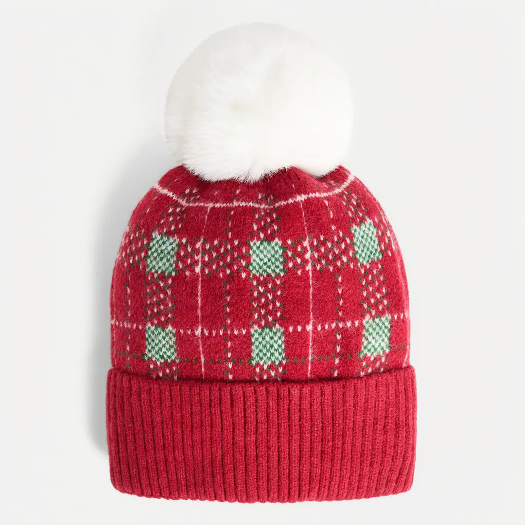 Plaid Christmas Hat