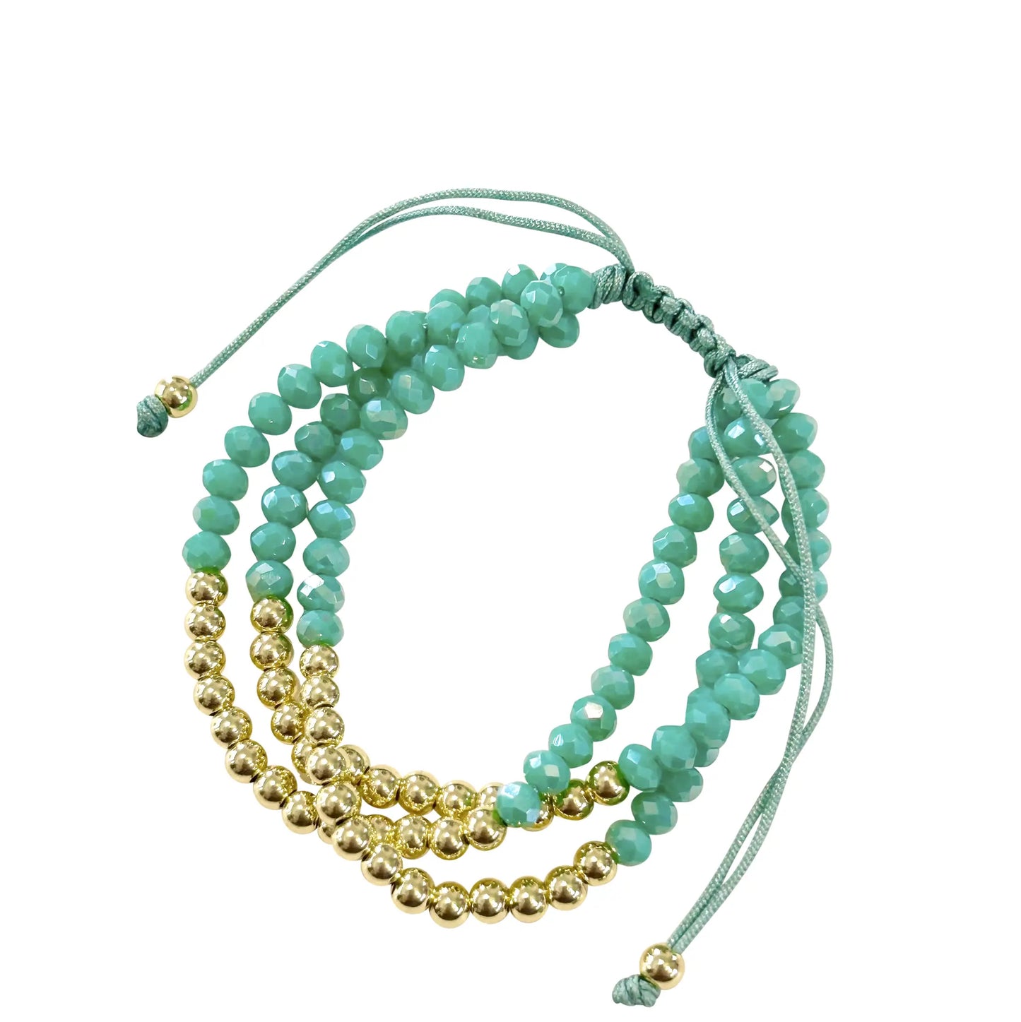 Adjustable Fit Beaded Bracelet Set