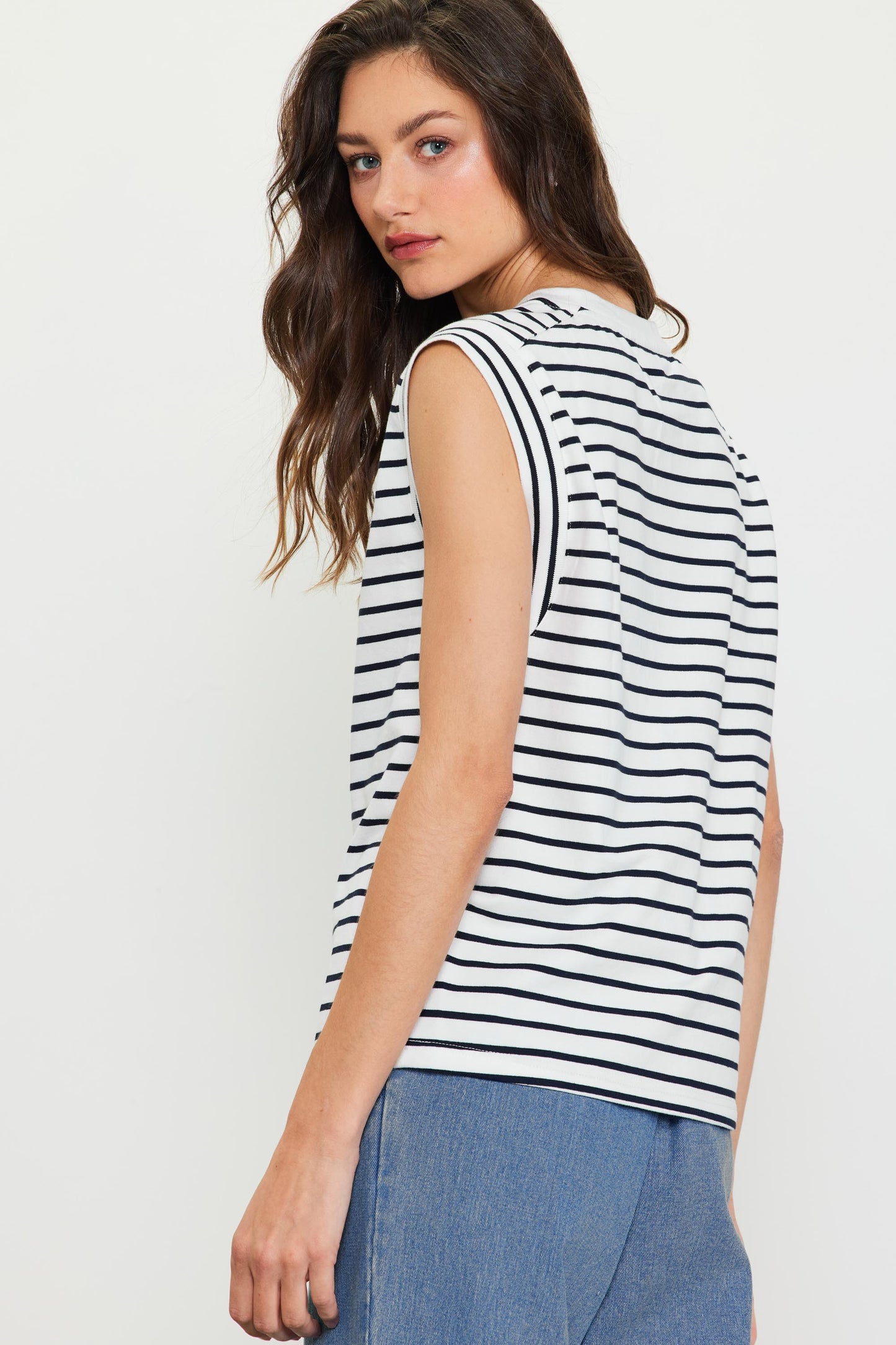 Stripe Knit Top