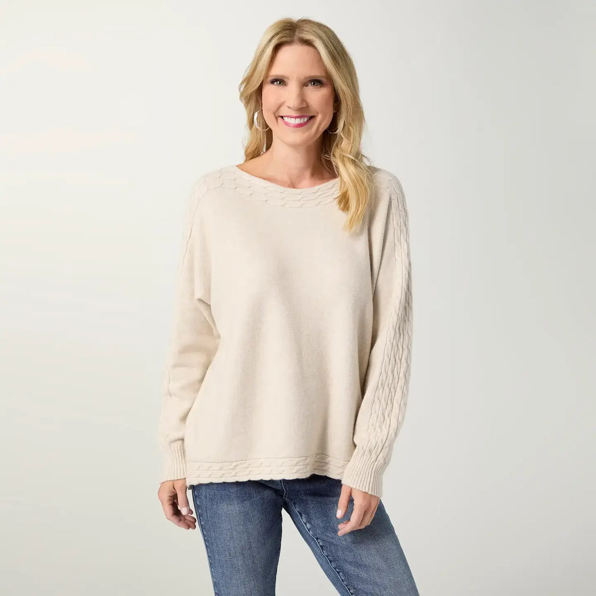 Cable Knit Luxe Sweater