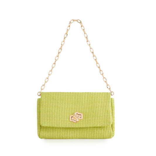 Lime Woven Bag