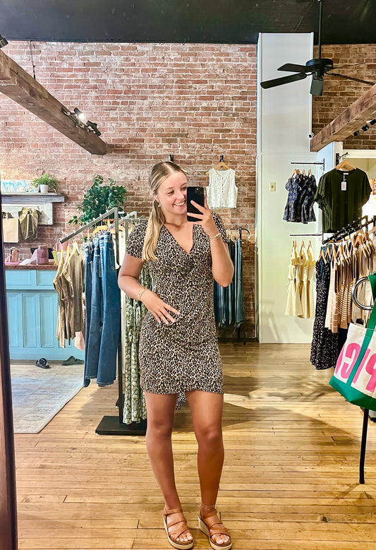 Leopard Short Dress