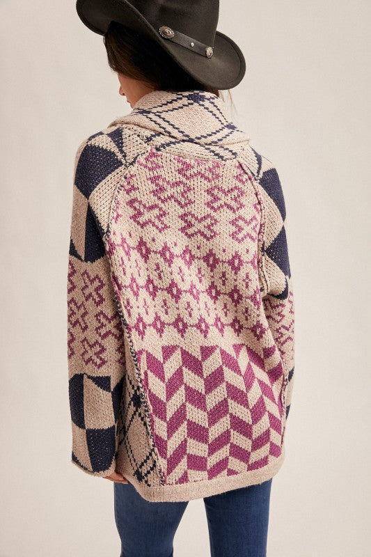 Speckled Yard Button Cardigan