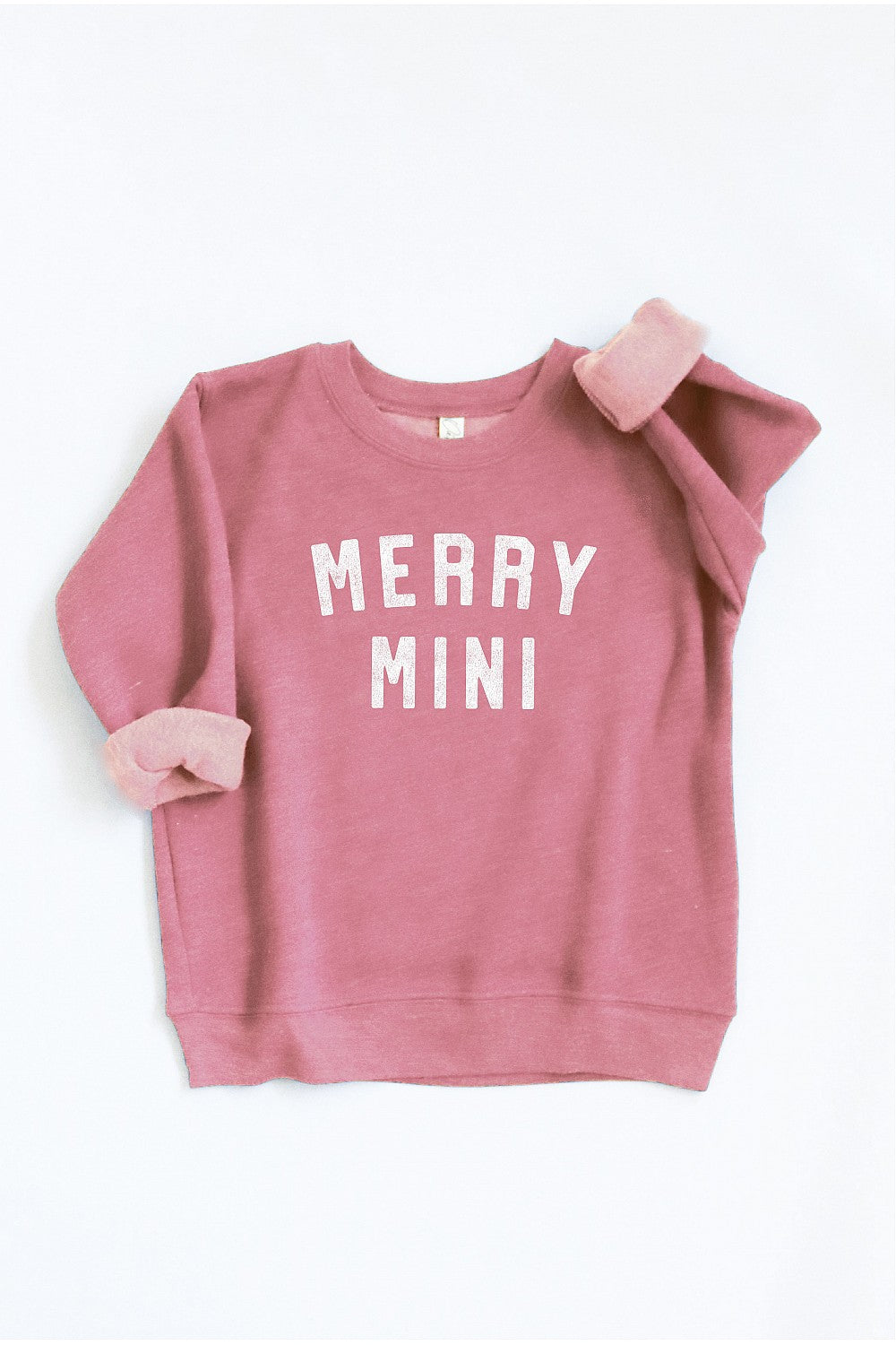Merry Mini Kids Sweatshirt Mauve